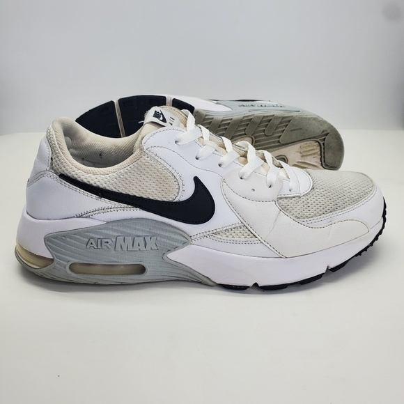 Nike Shoe Men's 12 Air Max Excee Sneakers CD4165-100 White & Black - Picture 16 of 16